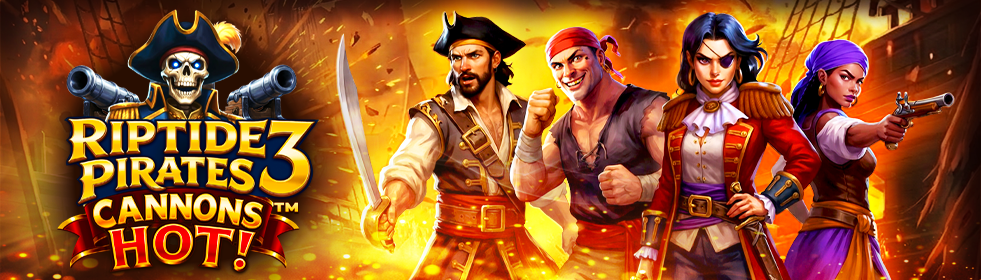 Riptide Pirates 3 Cannons Hot cover banner