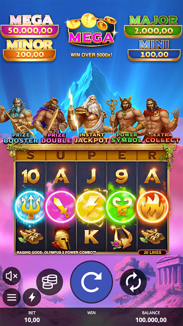 Raging Gods: Olympus 2 Power Combo screenshot 1